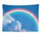Ulticool - Wandteppich Tapestry Dekoration Wohnung - Regenbogen Wolken Blauer Himmel - 200 x 150 cm groß - Wandtuch Wandbehänge - Accessoires für Schlafzimmer Wohnzimmer Kinderzimmer