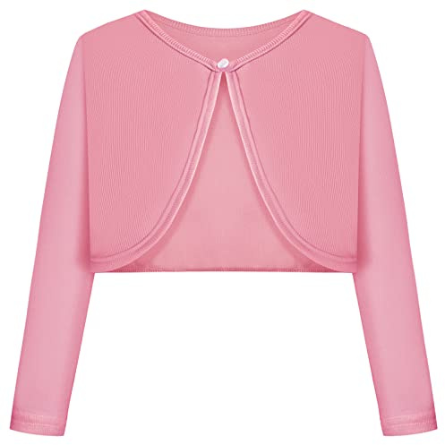 BONNY BILLY Cardigan Bambina Elegante Cotone Bolero Coprispalle Ragazza Manica Lunga