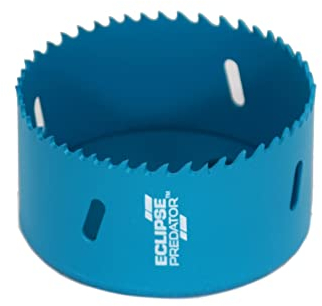 Eclipse Professional Tools - EBVP-55-55mm Predator HSS Bimetal Holesaw, Exceptional Cutting Performance on Steel, Cast Iron, Brass, Bronze, Aluminium, Plastic and Woods, Arbor Not Supplied
