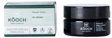 Kooch Kamuk Sativa Sensitive Skin Crème faciale 50 ml, crème végétalienne avec extrait de cannabis, crème hydratante pour le visage pour femme, crème pour le visage pour homme | Cosmétique naturel