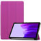 SATURCASE Funda para Samsung Galaxy Tab A7 Lite 8.7 SM-T220 T225, piel sintética, plegable, función atril, delgada, ligera, protectora para tablet (morado)
