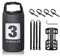 Lixada Bike Fork Bag 3L/7L Water Resistant Roll Top Bicycle Fork Bag Cycling Pack