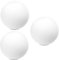 DOITOOL 3 Piezas Pantalla Bola Lechoso Cubierta De Farola Pantalla De Lámpara Blanca Pantalla De Globo Blanca Cubierta Del Accesorio De Iluminación Reemplazar Caparazón Acrílico
