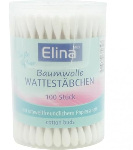 Elina Wattestäbchen und Wattestäbchen für Erwachsene, Unisex