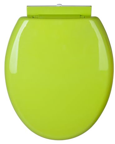 Dazzluxe Runder PP-Toilettensitz Mit Deckel, Leiser, Farbiger WC-Sitzbezug Mit Soft-Close-Funktion, Einfach Zu Reinigen, Verstellbarer Toilettensitz Aus Kunststoff,Grün