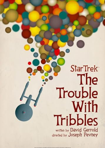 Displate - Poster aus Metal - WALL ART - Star Trek - Tos Episodes Posters The Trouble with Tribbles - Größe L - 67,5x48cm Matt