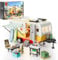 FUNWHOLE Reisemobil Beleuchtung Bauklötze Set - Klassischer Camper Van für den Strand LED Licht BAU Modell Set 1325 Teile Fahrzeug Kit für Erwachsene und Jugendliche