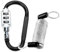 Avejjbaey Carabiner Clip and Combination Lock Heavy Duty Combo Lock Anti-Theft Carabiner Air Key Chain D Ring Hook
