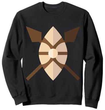Schild des Zulu-Kriegerstammes Sweatshirt