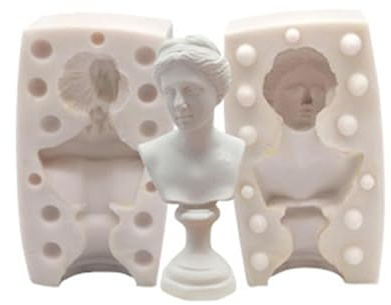 Stampi per sapone mitologia romana Stampo per supporto per corpo in silicone - Stampo per statua busto di Laocoonte - Stampo in resina siliconica, Stampi per sapone fatto in casa per cerotti per