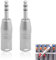 MxyVrix 2 Pièces Adaptateurs XLR vers Jack 6,35 mm, Adaptateur Jack 6,35 mm TS vers XLR, Adaptateurs TRS vers XLR, Adaptateur Mâle Jack vers 6,35 mm Male, pour Mixeurs et Haut-Parleurs