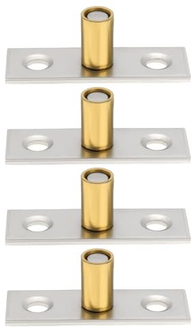 Be In Your Mind Lot de 4 guides de porte coulissante en acier inoxydable de 8 mm pour portes mobiles en bois, portes de grange en verre, portes coulissantes, 8 x 14 mm