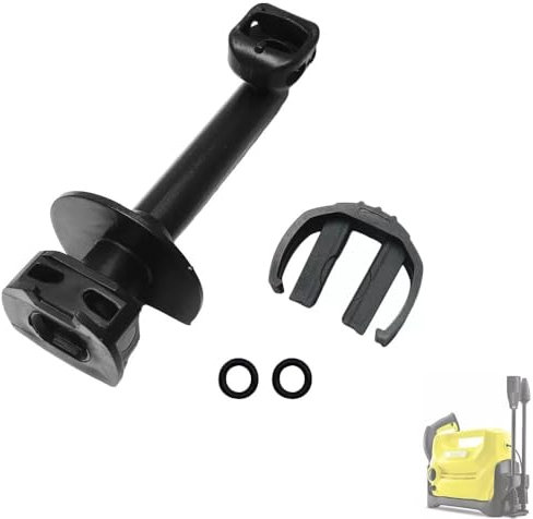 BAAQII High Pressure Cleaner Elbow Outlet Pipe with Clamp for Karcher K2 K3 Pressure Washers, Replacement Part 40640470, 4.064-047.0