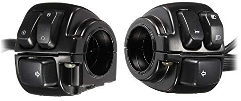 Fozriybefy 1 Paar Schalter für Motorrad Lenker Kontroll Leuchten (25 Mm) mit Kabel