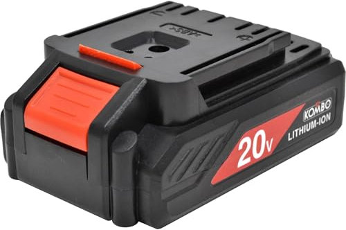 KOMBO - Batteria di ricambio a Ioni di Litio 20 Volts Ricaricabile Capacità 1300 mAh