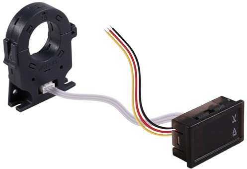 Uooduby 400A Amperometro Digitale A Effetto Hall e Voltmetro Duale per Una Carica/Scarica Efficiente Della Batteria 'Auto, DC 12V A 72V