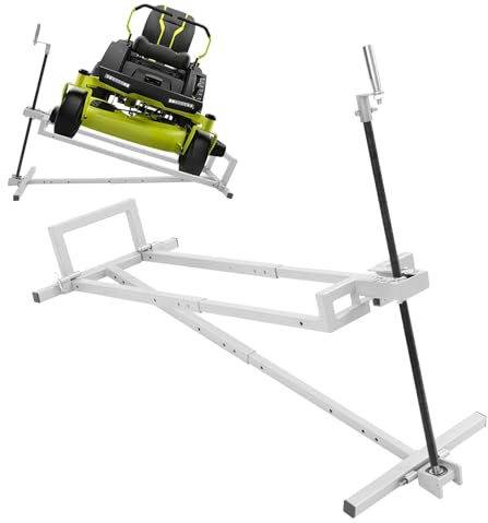 Hebevorrichtung Rasentraktor 400 kg Hebevorrichtung Hebebühne Heber 74cm Hubhöhe Aufsitzrasenmäher Lift Rasenmäherheber Rasentraktorheber