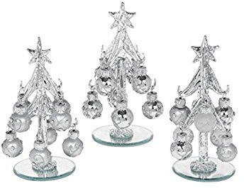 Pure Silver Glass Tree - Small