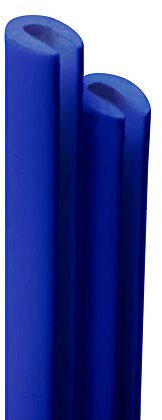 4R Quattroerre.it - 12103 - Profili Salvaporta Paracolpi per Auto, Blu, 2 Pezzi, 65 cm