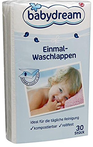 babydream Einmal-Waschlappen 30 Stück