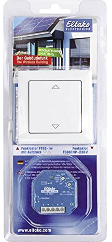 Eltako BPB55 Blisterpack Beschattung Funk Starterkit Rollladen-Steuerung Aufbau, Unterputz Schaltleistung (max.) 1000W