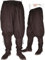 MAYLYNN Mittelalter Hose mit Taschen und Schnürung Wikinger Kelte, braun, Größe:XL
