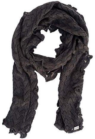 Invero, Merino Schal Lilly, 100% Wolle (Anthrazit)