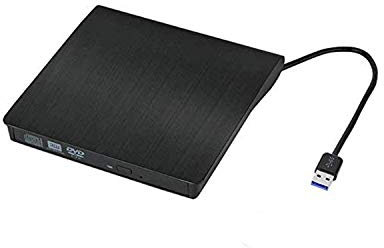 Gueray External CD DVD Drive, Portable USB 3.0 USB C CD/DVD RW Reader Rewriter Burner for Laptop Desktop Notebook, Compatible with Windows XP Win10/8/7 Mac OS Vista 7 Linux System