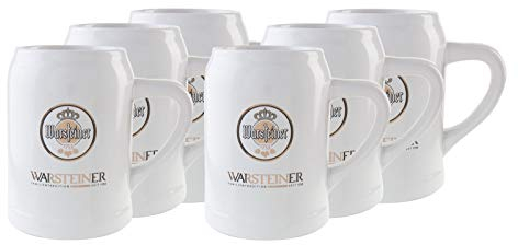 6er Warsteiner Steinkrug 6 x 0,5l Exclusive Gastro Edition