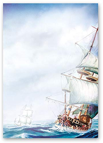 Motivpapier AUF DEM MEER Reisen & Urlaub - DIN A5 Format 250 Blatt - Paper-Media