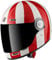 Bogotto V135 T-R3 Helm, rot/weiß, L