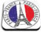 1 x Square MDF Fridge Magnet - Paris Eiffel Tower France Travel 9271