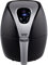 Cuisinier Deluxe Heißluftfritteuse 2,4 Liter 1300/1500 Watt Timer und Digitalanzeige Cuisiner Deluxe, schwarz silber, 8711252180519