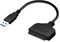 OuiSmart CÂBLE ADAPTATEUR POUR LES DISQUES DE 2,5 POUCES À L'USB 3.0 OU 2.0 ET LE CONNECTEUR SATA POUR DISQUE DUR 2.5 PC SSD + HDD ET 2,5 HDD + PC OU PORTABLE AVEC CÂBLE D'ALIMENTATION USB