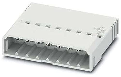 PHOENIX CONTACT PTCM 0.5/8-PI-2.5 WH Leiterplattensteckverbinder, 0.75 mm² Nennquerschnitt, 6A, 160V, 8 Potenziale, 8 Polzahl, 2.5mm Rastermaß, Weiß, 100 Stück