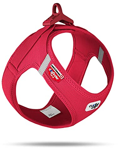 Vest Harness curli Clasp Air-Mesh Red XS