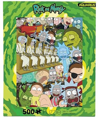 AQUARIUS - Rick and Morty 500 Piece Jigsaw Puzzle