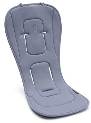 Bugaboo Duo-Komfort Sitzauflage für vier Jahreszeiten, verbesserte Passform, kompatibel mit allen Bugaboo Kinderwagen, wendbar, superweiches 3D-Mesh, Seaside Blue
