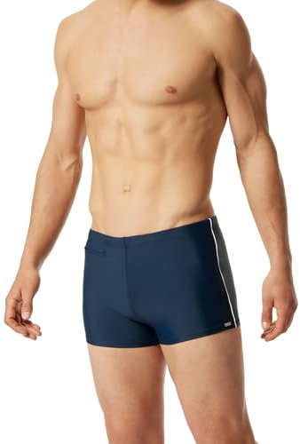 Schiesser Herren Badehose Komfort mit Bein - 172773, Größe Herren:10, Farbe:Admiral