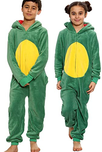 A2Z 4 Kids Animal Onesie for Kids Girls Boys Super Soft Costume Onesie - E.S Dinosaur 9-10.