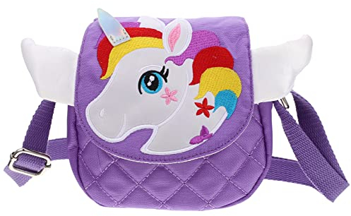 Einhorn Kinder Tasche - Mini UmhäNgetasche FüR MäDchen, Cartoon Crossbody Bag, Langlebig Und Praktisch, Perfekt FüR Alltag Und Partys