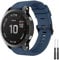Bracelet de Montre pour Garmin Fenix 6/6 Pro/5/5 Plus/7, Forerunner 935/945, Approach S60, Quatix 5 - QuickFit 22mm Remplacement (Bleu)