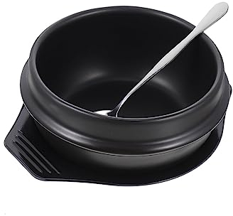 Cabilock Keramik-bibimbap-topf-set Geschirr Antihaftbeschichtet Suppentopf Kochtopf Für Zuhause Stil