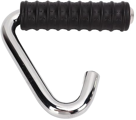 HERCHR Fitness Griff, 13,3cm/5,2 Zoll Heavy Duty C Förmige Fitness Griff Anti Slip Gummi Klimmzuggriffe Zugstange Kraft Schlingentrainer Griffbefestigung für Fitnessstudio Krafttraining Bodybuilding