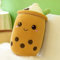 DAWRIS Bubble Tea Plüschkissen, Plüschtier Stofftier Boba Tea 25cm ilchtee Tasse Plush Plüschkissen Weich Kuscheltier Plüschkissen Spielzeug für Weihnachten, Geburtstag (Braun)