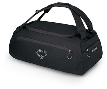 Osprey Daylite Duffel 45 – Praktische, funktionale Alltagstasche – Duffel-Reisetasche - Black O/S