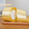 2 Rollen Schleifenband Gold, Geschenkband Stoffband, Satinband Ribbon Dekoband (50mm/25yard)