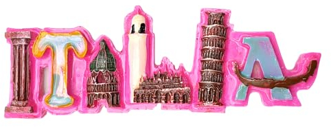 3D Kühlschrankmagnet Vintage Italien Stadt Venedig Pisa Roma Milano Florenz, Kühlschrankmagnet, Dekoration für Magnettafel, Haus und Küche, Büro