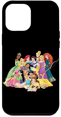 iPhone 14 Pro Max Disney Princess Group Photo Black Case