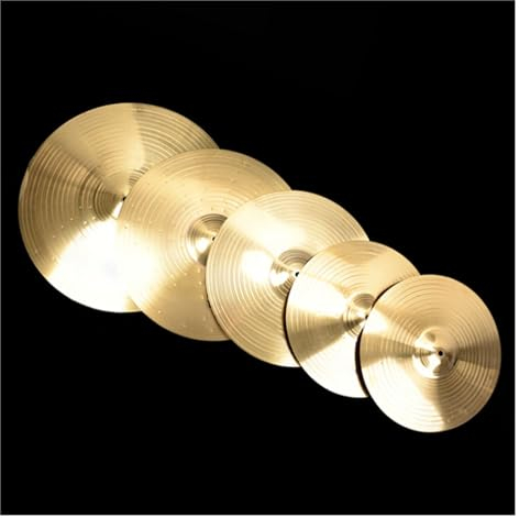 Set Di Batteria, Set Di Piatti Fatti A Mano In Lega Di Ottone, 14'' Hi-hat/16'' Crash/18'' Crash/20'' Ride Cymbal Accessori per percussioni